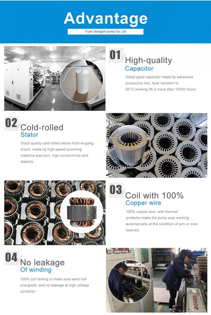 Inductiemotoren met een enkele fase, met condensator 0,09 kW 0,12 pk in landbouwvelden 13