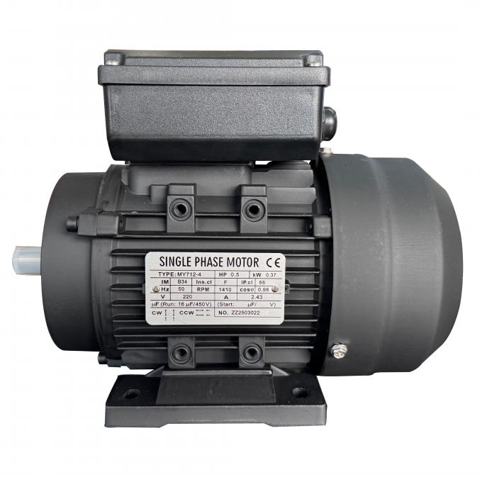 1410rpm Eenfasige Condensator-Start Loop Asynchrone Elektromotor 0.37KW 0.5PK 220V AC Spanning 50Hz/60Hz Nominaal Vermogen 0
