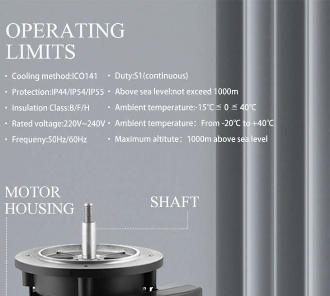 Hoogrendement 2800rpm Elektromotor Aluminium Behuizing Voor Zwembadpomp 2