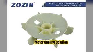 Wit kunststof ventilatorblad 24x151 mm 7 bladen